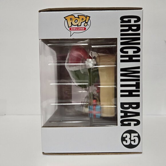 Funko Deluxe Pop - How the Grinch Stole Christmas - Grinch with Bag #35 - Picture 3 of 7